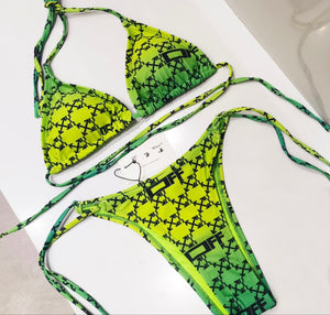 Lime Green Bikini Set